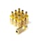 Primefit Industrial Brass Coupler 1/4" x 3/8" Push Lock Hose Barb, 10PCS IC1438PB6-B10-P - alternate 1